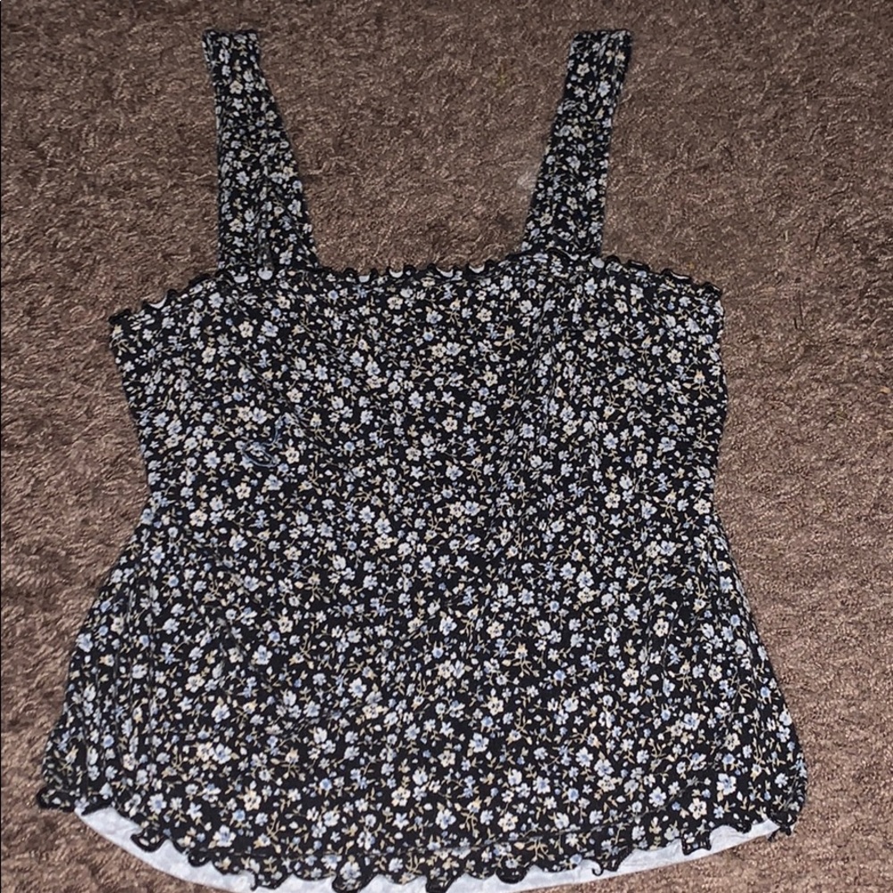 floral tank top